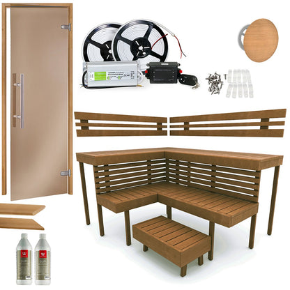 BUILDING KIT - SAUNA OPTIMAL, THERMO-ASPEN