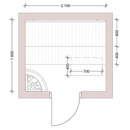 BUILDING KIT - SAUNA STANDART, ALDER