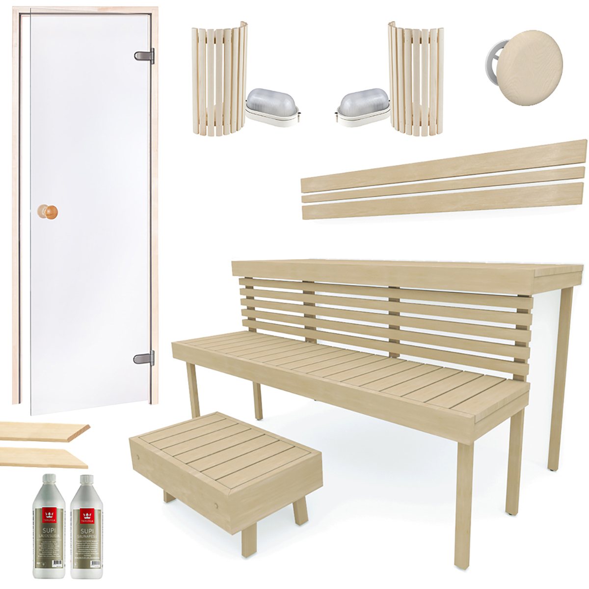 BUILDING KIT - SAUNA STANDART, ASPEN by BUILDING - The Warm Living UK