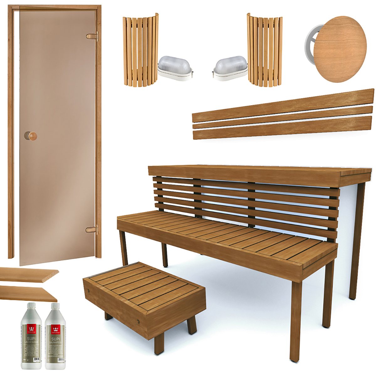 BUILDING KIT - SAUNA STANDART, THERMO-ASPEN