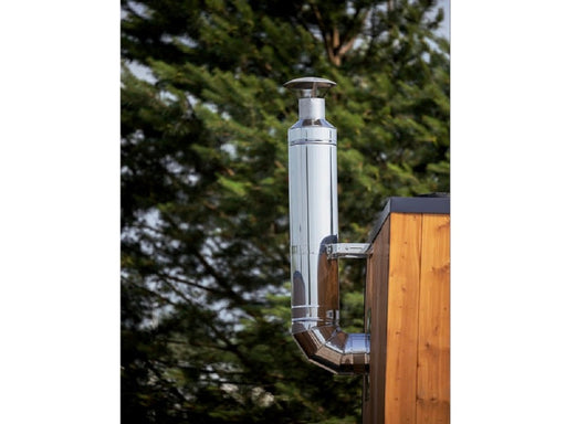 HUUM Chimney set through wall sauna chimney for woodburners