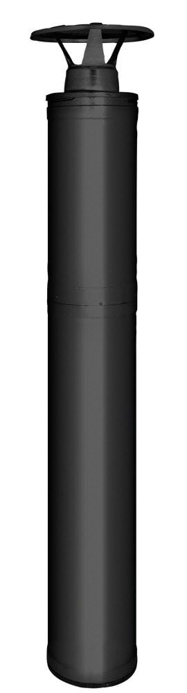 HARVIA WHP1500BSM, MODULAR CHIMNEY SET BARREL SAUNA, BLACK
