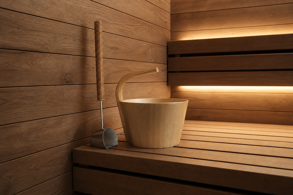 SAWO STEAMSHOT LADLE, CEDAR