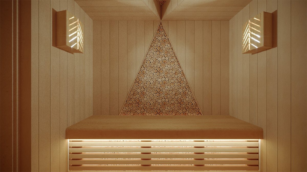 LAMP SHADE «HERRINGBONE», ASPEN, 100×250×250mm