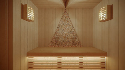 LAMP SHADE «HERRINGBONE», ASPEN, 100×250×250mm