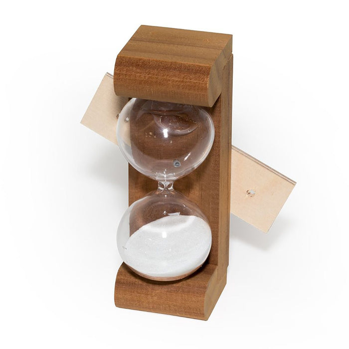 SAUNIA Sand timer sauna heat resistant 15-min wood clock