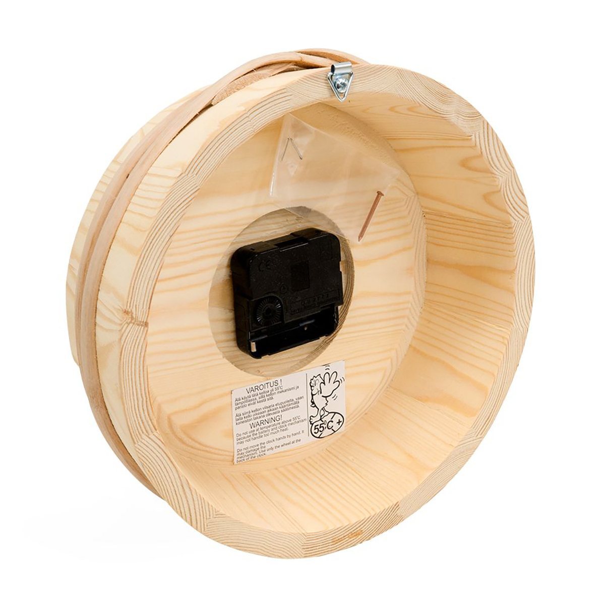 SAWO WOODEN PAIL-CLOCK 530