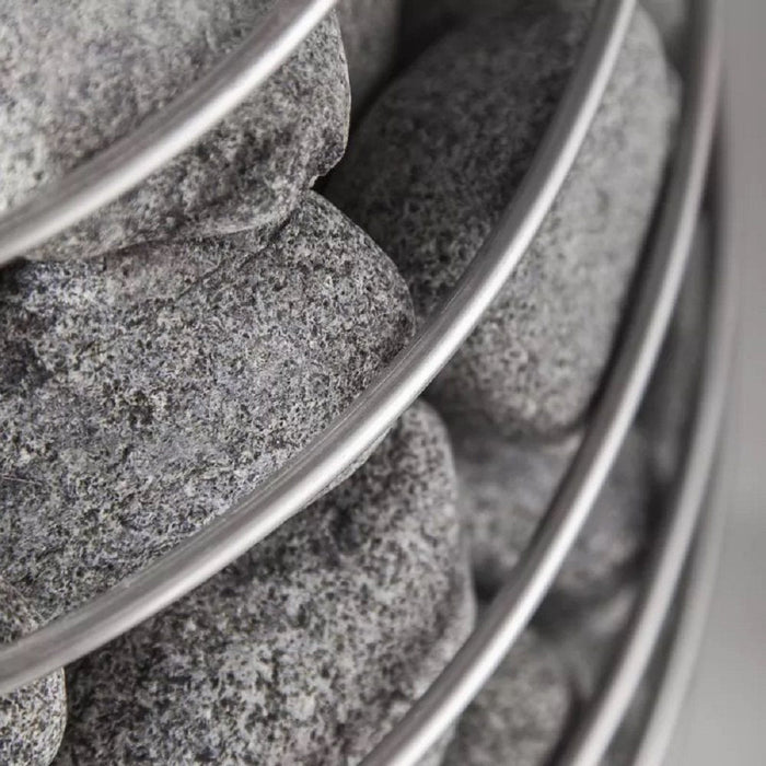 HUUM round sauna stones, olivine diabase 3-5cm 15kg