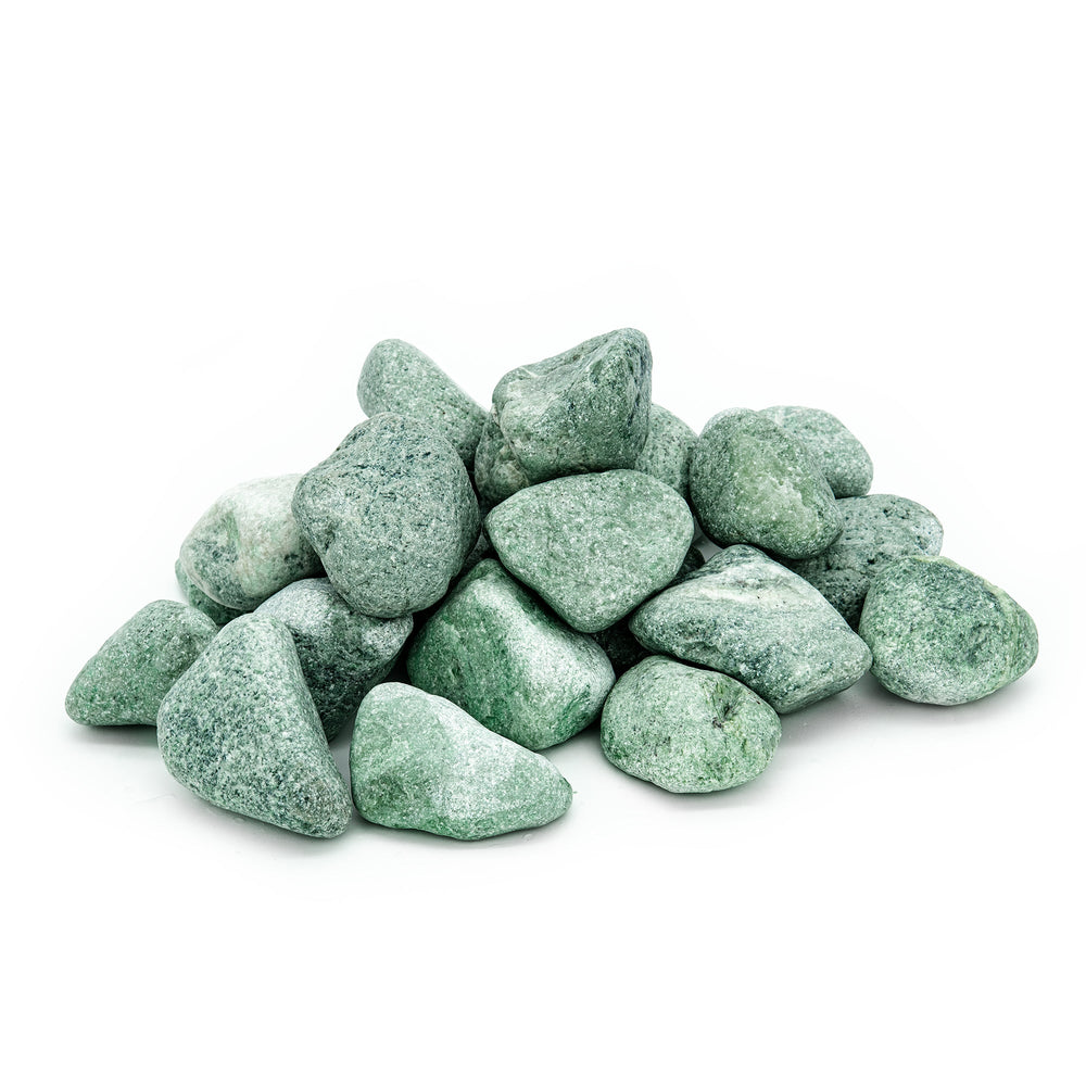 SAUFLEX Jadeite Sauna Stones 3-5cm 15kg, Rounded