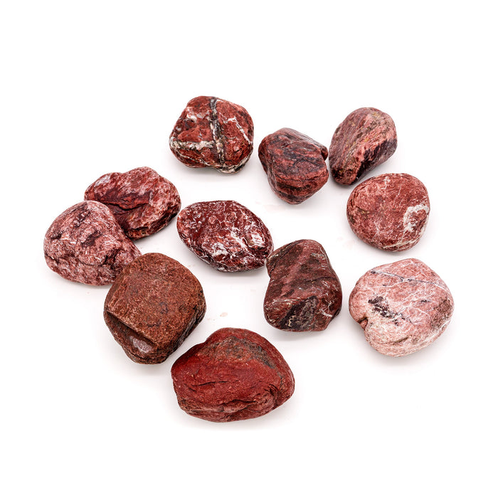 SAUFLEX Sauna Stones Red Jasper 10-15cm 15kg, Rounded