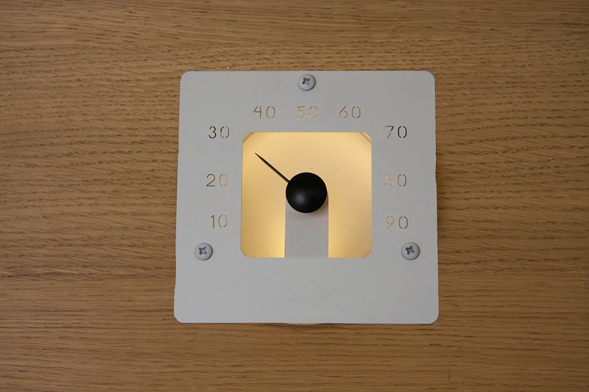 CARIITTI HYGROMETER SQ, WHITE