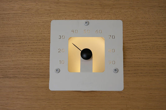 CARIITTI HYGROMETER SQ, WHITE