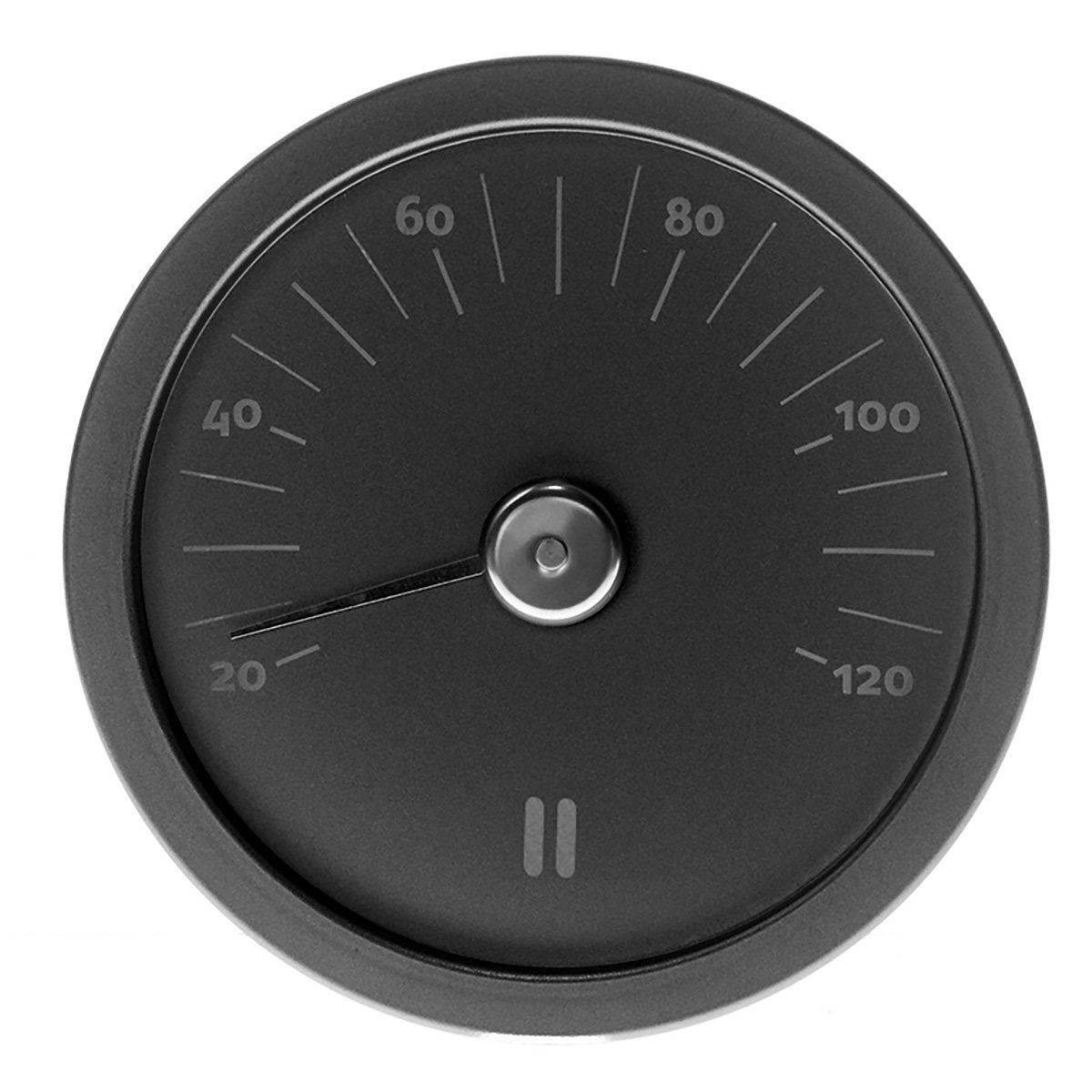 RENTO MULTICOLOR ALUMINIUM THERMOMETER ll, BLACK