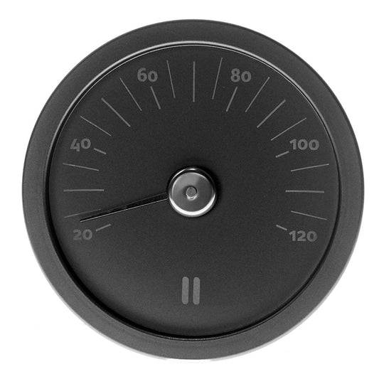 RENTO MULTICOLOR ALUMINIUM THERMOMETER ll, BLACK
