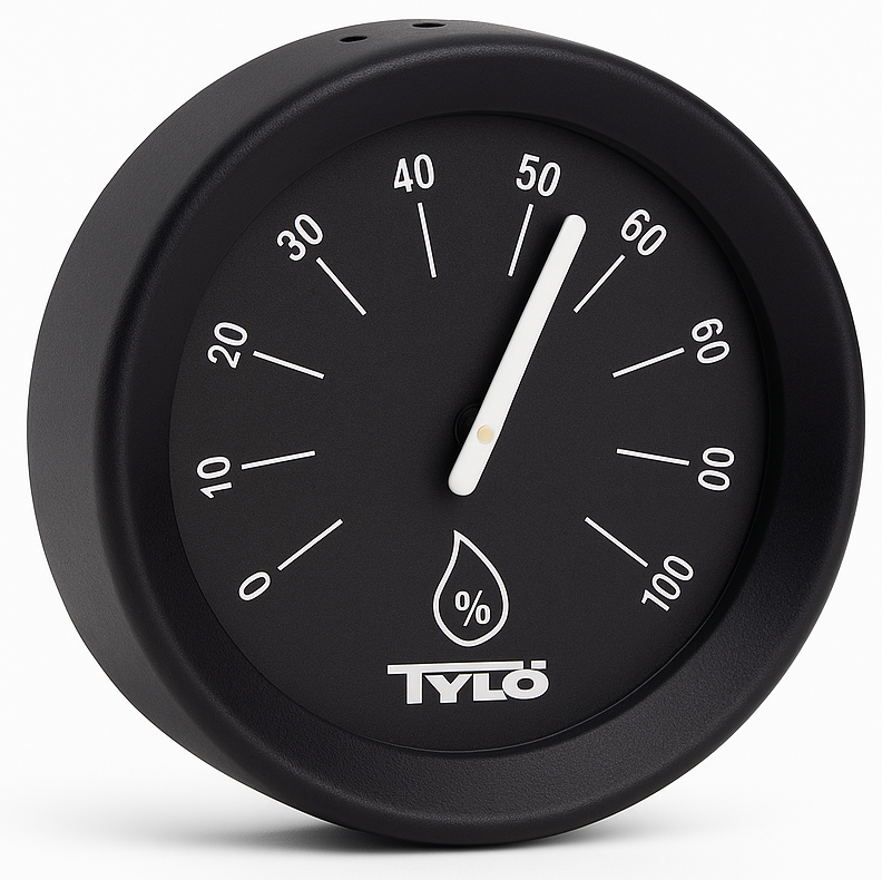 TYLÖ HYGROMETER «BRILLIANT» BLACK