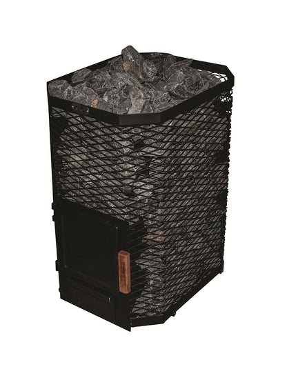 SAUNA WOODBURNING STOVE SKAMET S-120 BV, WATER HEATING, LEFT