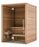 SAUNA CABIN WITH GLASS 150x150x205, RELAXATION REALM