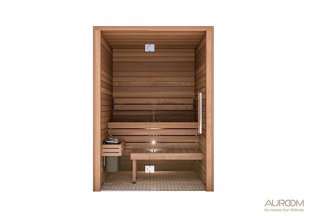SAUNA CABIN WITH GLASS 150x150x205, RELAXATION REALM