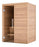 SAUNA CABIN WITH WOOD 150x150x205, HEAT HARMONY