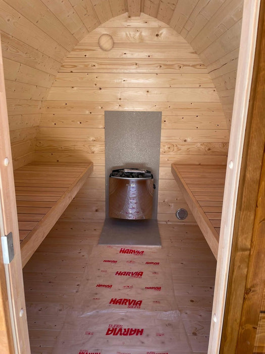 Outdoor Sauna Esprit – SAUNAINTER | Electric & Wood-Burning Models 3-Person