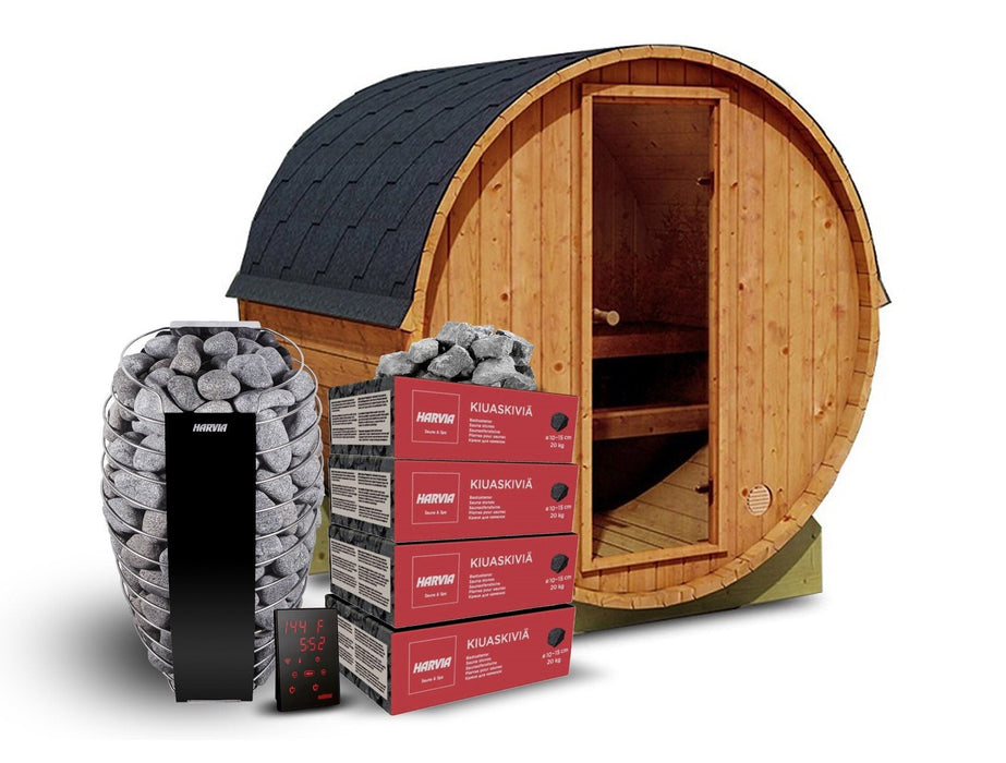 Outdoor Sauna Garden – Spruce & Thermo Spruce | Harvia Heater Included