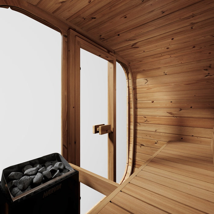Outdoor Sauna ICON 125 – Thermowood | SAUNAINTER