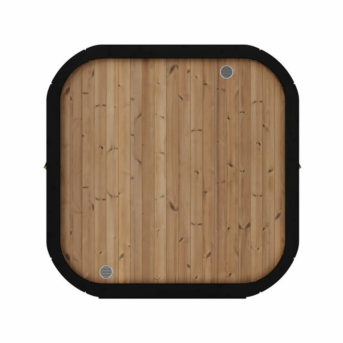 Outdoor Sauna ICON 220XL – Thermowood with Full Glass Front | SAUNAINTER