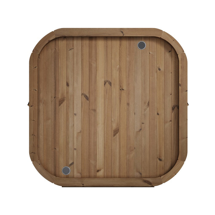 Outdoor Sauna ICON 220XL – Thermowood Cube | SAUNAINTER