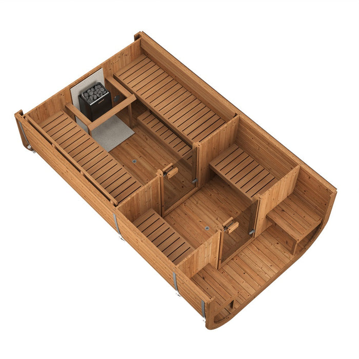 Outdoor Sauna ICON 385 DELUX – Thermowood | SAUNAINTER