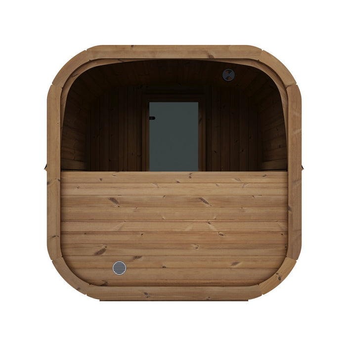 Outdoor Sauna ICON 220XL – Thermowood Cube | SAUNAINTER
