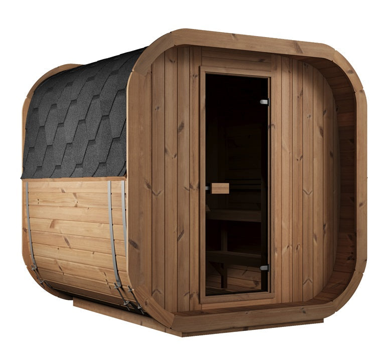 Outdoor Sauna ICON 220XL – Thermowood Cube | SAUNAINTER