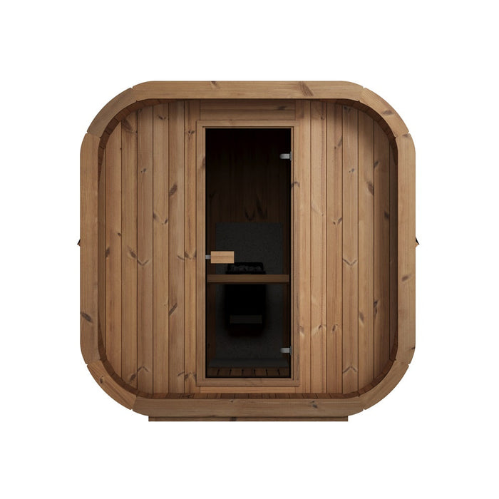 Outdoor Sauna ICON 220XL – Thermowood Cube | SAUNAINTER