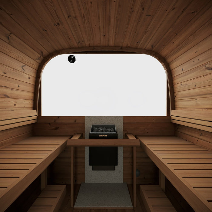 Outdoor Sauna ICON 385 DELUX – Thermowood | SAUNAINTER