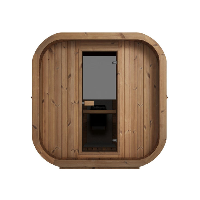 Outdoor Sauna ICON 220XL – Thermowood Cube | SAUNAINTER