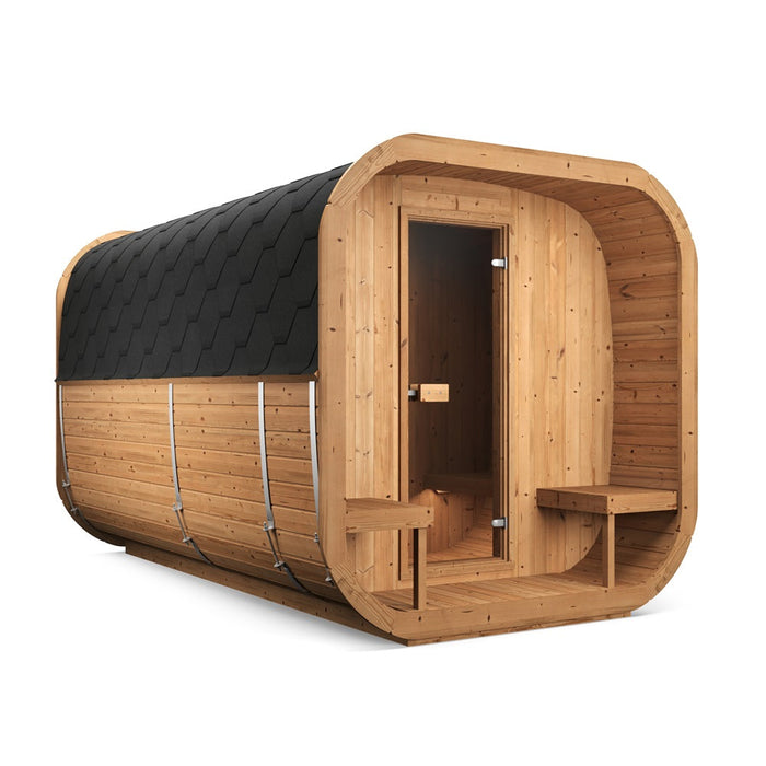 Outdoor Sauna ICON 385 DELUX – Thermowood | SAUNAINTER