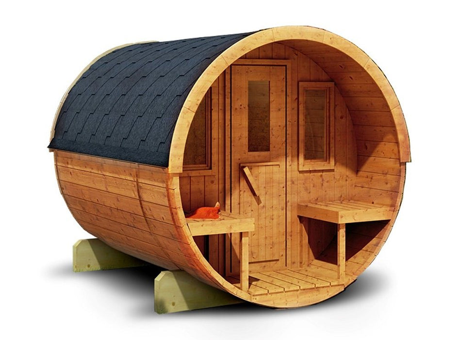 Outdoor Sauna Chalet – Spruce & Thermo Spruce | SAUNAINTER