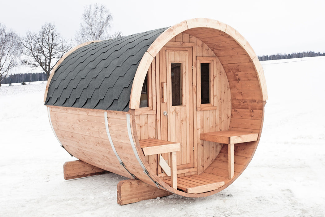 Outdoor Sauna Chalet – Spruce & Thermo Spruce | SAUNAINTER
