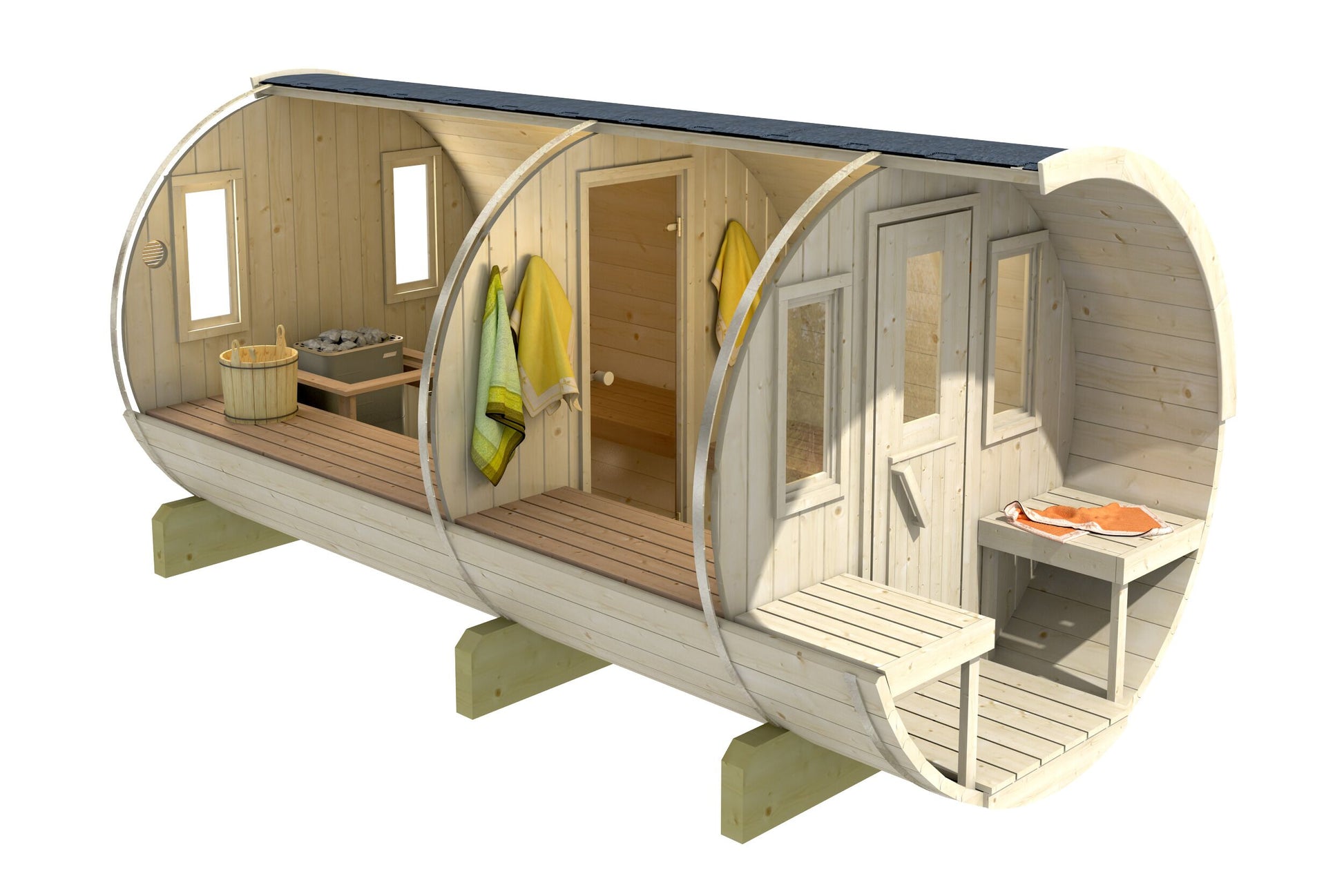 OUTDOOR SAUNA ELEGANTE