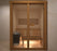 SAUNA CABIN WITH GLASS 150x120, SAUNAINTER
