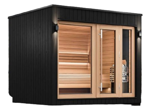 Outdoor Sauna SAUNUM AirCube One | SAUNAINTER