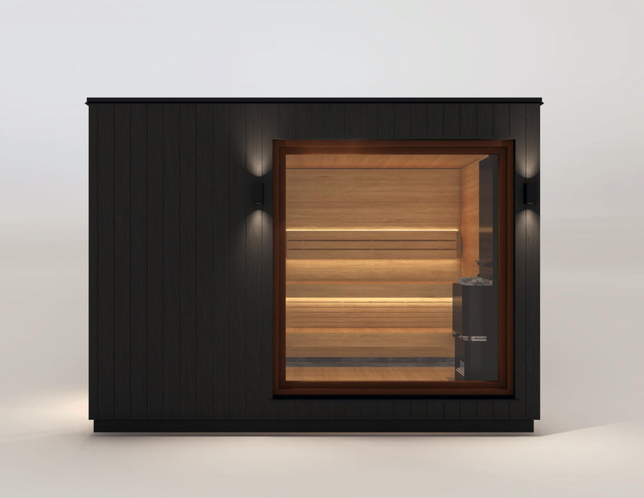 Outdoor Sauna SAUNUM AIRCUBE ONE – Premium Modular Sauna