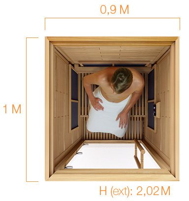 SAWO INFRARED CABIN, FOR 1 PERSON