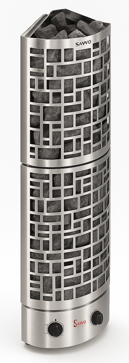ELECTRIC SAUNA HEATER SAWO SAWO30 CORNER NB SW3-45NB-CNR-P-C 4,5kW, WITH BUILT-IN CONTROL