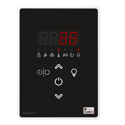 SAWO NORDEX BLACK Ni2, NRN-60Ni2-BL-Z-C 6,0kW, WITH CONTROL UNIT