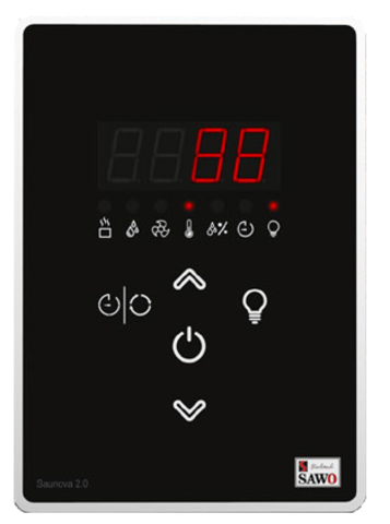 ELECTRIC SAUNA HEATER SAWO ARIES CORNER Ni2 ARI3-90Ni2-CNR, 9,0kW, WITH CONTROL UNIT