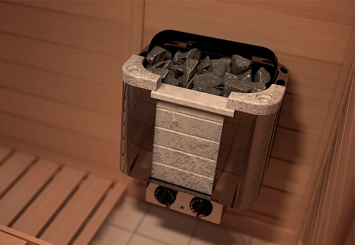 ELECTRIC SAUNA HEATER SAWOTEC CUMULUS CML-60NB, 6,0kW, WITH BUILT-IN CONTROL