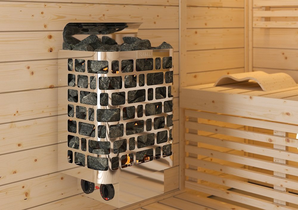 ELECTRIC SAUNA HEATER SAWOTEC KRIOS KRI-60NB-P, 6,0kW, WITH BUILT-IN CONTROL