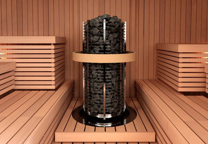 ELECTRIC SAUNA HEATER SAWO TOWER ROUND Ni TH6-105Ni-P, 10,5kW, WITHOUT CONTROL UNIT