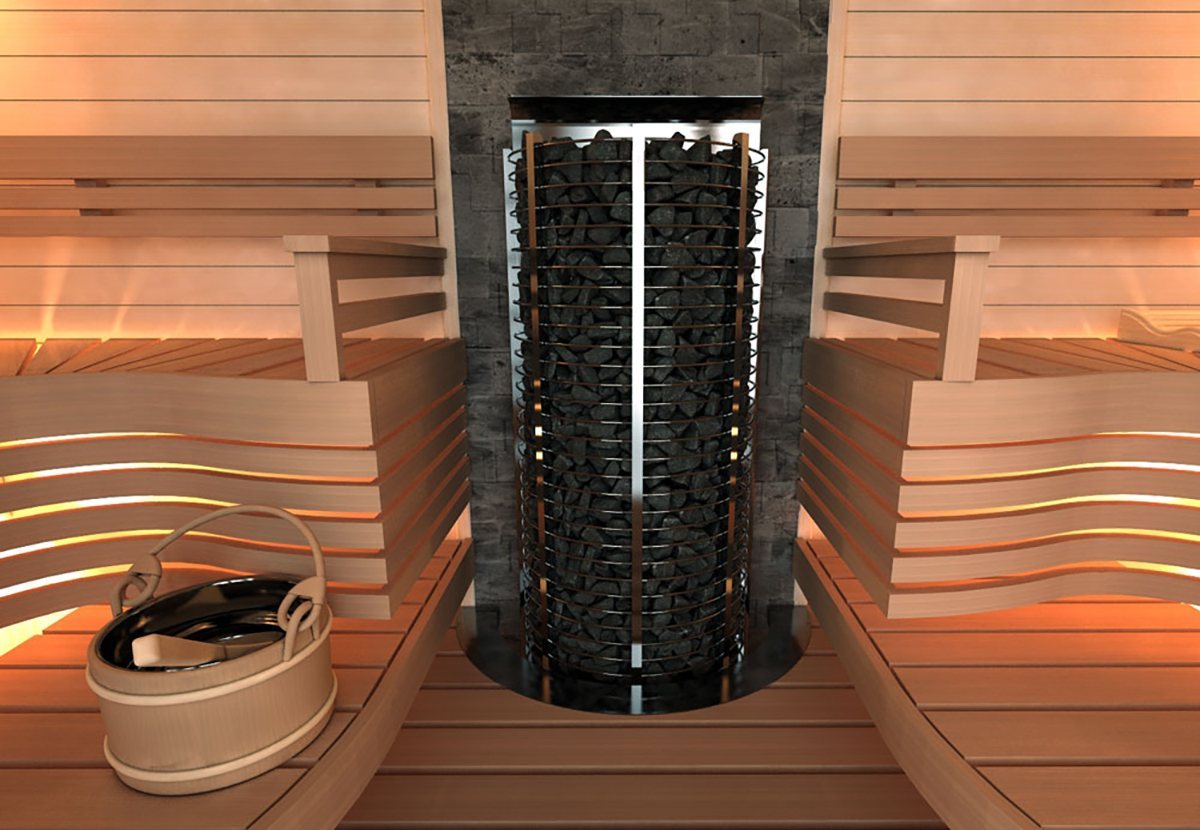 ELECTRIC SAUNA HEATER SAWOTEC TOWER WALL TH12-240NS-WL-P, 24,0kW, WITHOUT CONTROL UNIT