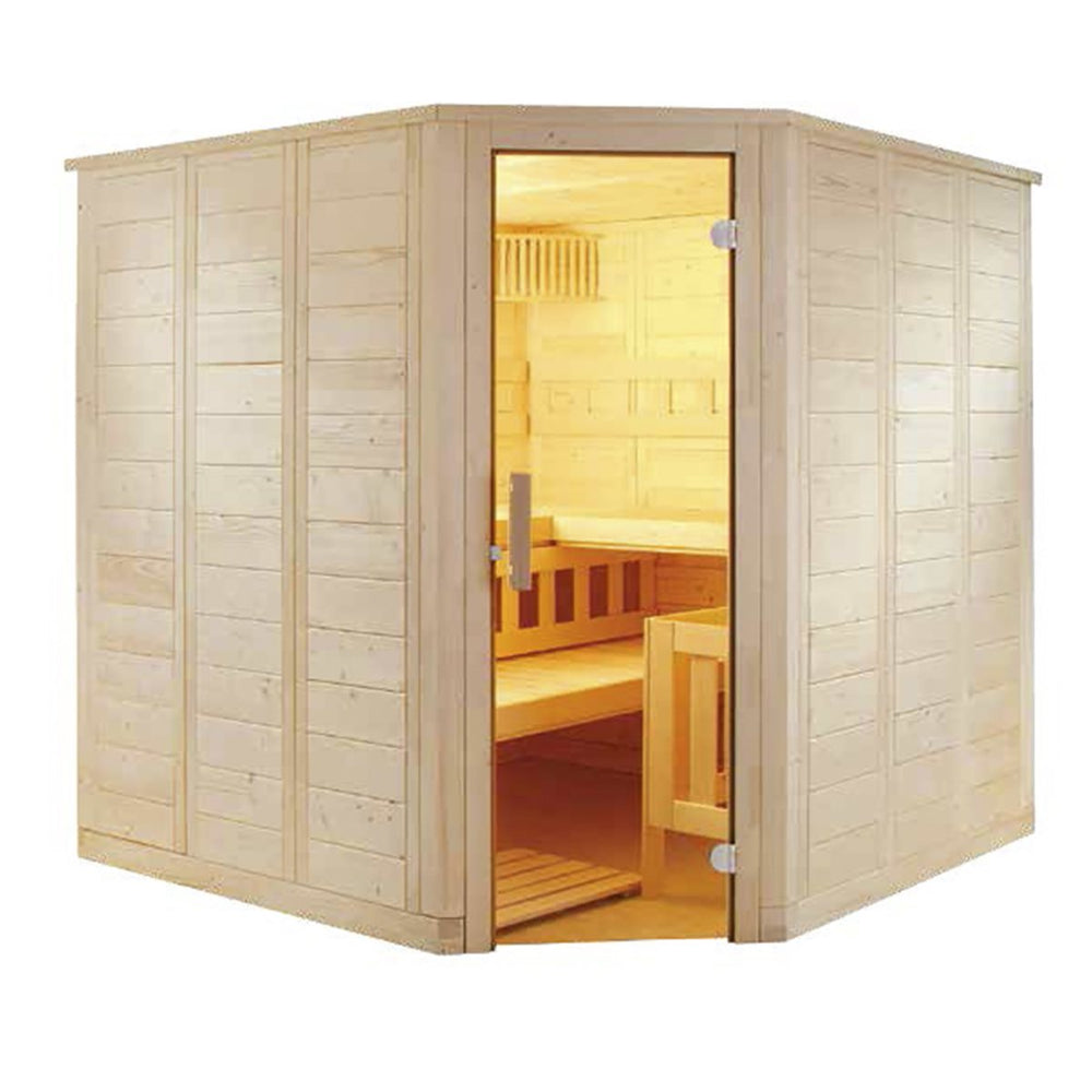 SAUNA CABIN WELLFUN CORNER SentioTec